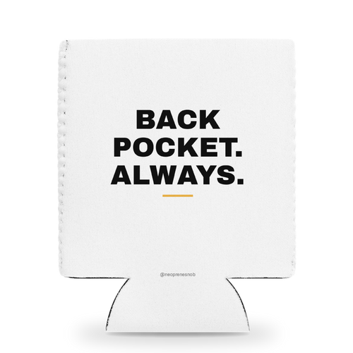 Back Pocket, Always Snob Sleeve: front (v3 gray handle)