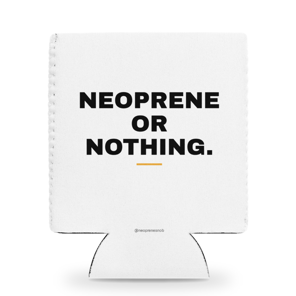 Neoprene or Nothing Snob Sleeve: front (v3 gray handle)