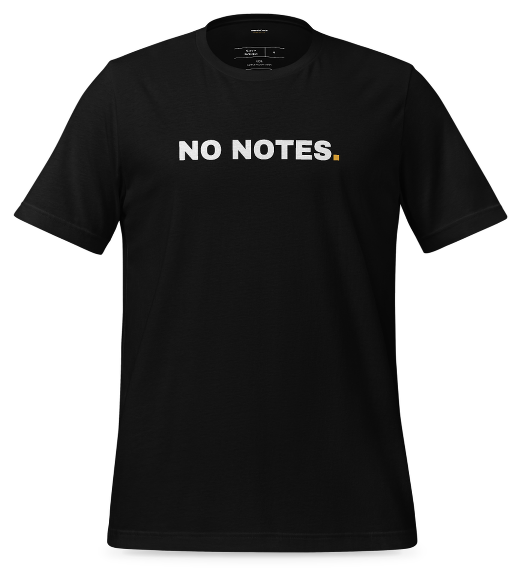 No notes Tee (Black)