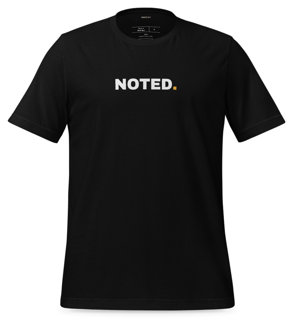 Noted Tee (Black)