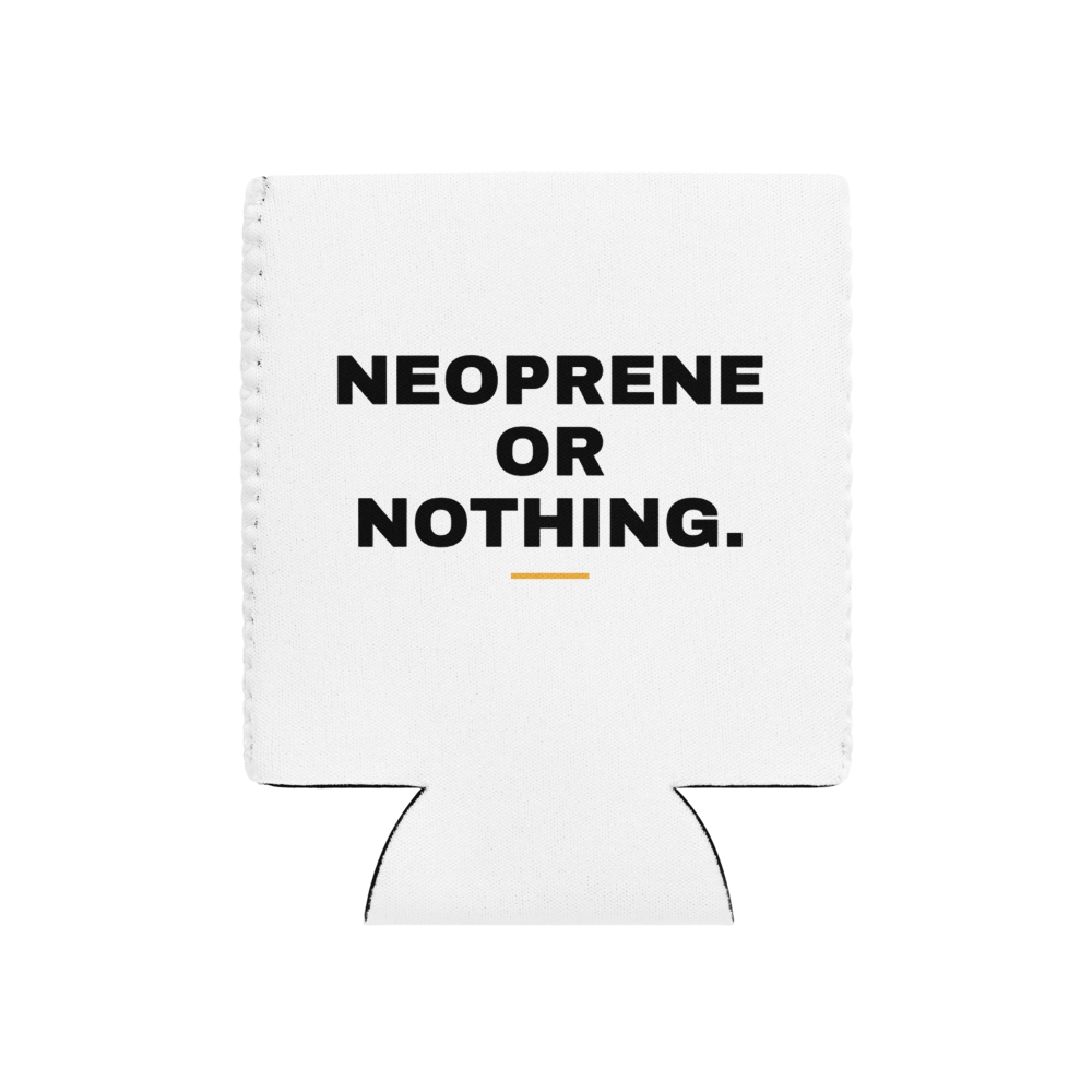 Neoprene or Nothing Snob Sleeve: back (v3)